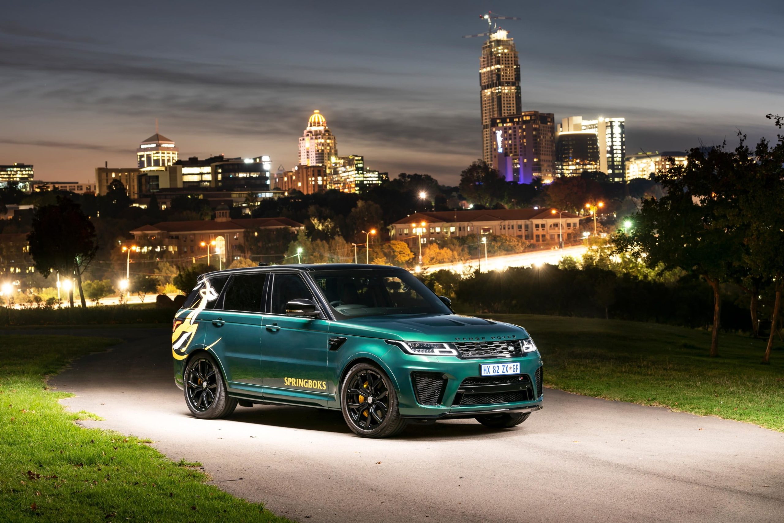Custom Range Rover Sport SVR built as a tribute to the Springboks